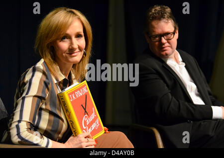 JK Rowling apparaissant à la baignoire Literature Festival Banque D'Images