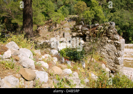 Ruine, Olympos Lycie (Turquie), l'Asie occidentale Banque D'Images