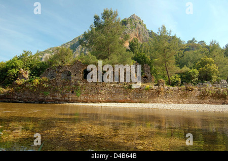 Ruine, Olympos Lycie (Turquie), l'Asie occidentale Banque D'Images