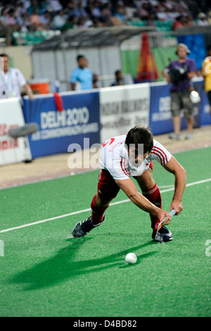 Men's Hockey, l'Inde contre l'Angleterre, XIXE Jeux du Commonwealth, l'Inde Banque D'Images