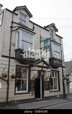 Le John Peel Inn de Bowness on Windermere Banque D'Images