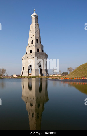 Belle architecture reflète à la baba Bandur Singh Bahadur War Memorial dans le district de Mohali Chandigarh Punjab Inde Banque D'Images