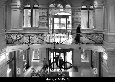 Du grand magasin Gum, place Rouge, Moscou Banque D'Images