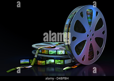 Bobines de film Banque D'Images