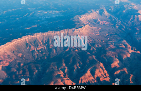 Vue aérienne du Grand Canyon, Arizona, USA Banque D'Images