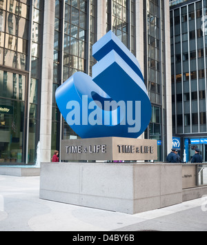 Le bâtiment Time-Life sur la sixième Avenue à New York Banque D'Images