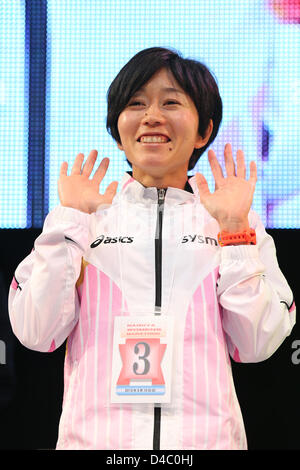 Mizuki Noguchi (JPN), 10 mars 2013 - Marathon : Nagoya de Marathon 2013 à Aichi, au Japon. (Photo de YUTAKA/AFLO SPORT) Banque D'Images