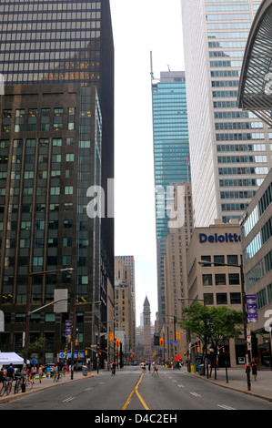 Le centre-ville de la ville Toronto Ontario Canada Banque D'Images