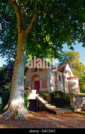 Château d'Aulteribe, Departement Puy-de-Dôme, Auvergne, France, Europe Banque D'Images