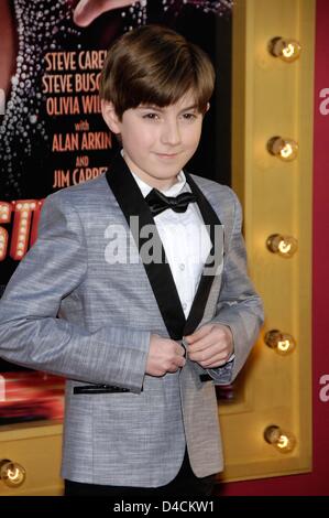 Hollywood, Californie, USA. 11 mars 2013. Mason Cook lors de la première du nouveau film de Warner Bros Pictures THE INCREDIBLE BURT WONDERSTONE, tenue au Grauman's Chinese Theatre, le 11 mars 2013, à Los Angeles.(Image Crédit : Crédit : Michael Germana/Globe Photos/ZUMAPRESS.com/Alamy Live News) Banque D'Images