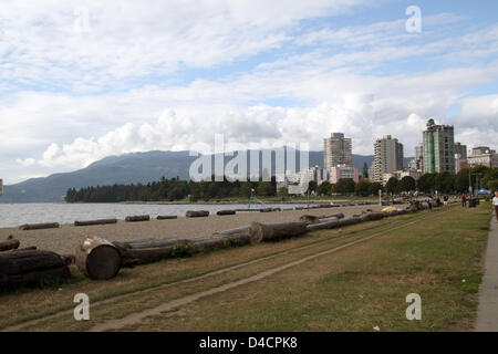 La photo montre le parc Stanley à l'English Bay à Vancouver, Canada, 18 août 2007. Photo : Alexandra Schuler Banque D'Images