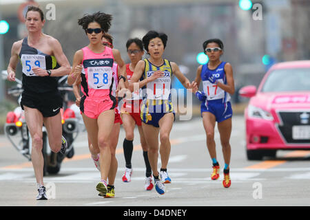 Mizuki Noguchi (JPN), 10 mars 2013 - Marathon : Nagoya de Marathon 2013 à Aichi, au Japon. (Photo de YUTAKA/AFLO SPORT) [1040] Banque D'Images