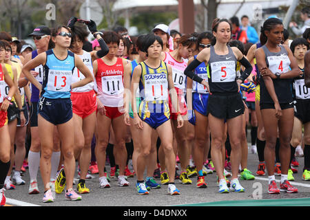 Mizuki Noguchi (JPN), 10 mars 2013 - Marathon : Nagoya de Marathon 2013 à Aichi, au Japon. (Photo de YUTAKA/AFLO SPORT) [1040] Banque D'Images