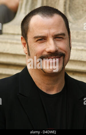 L'acteur John Travolta au Hollywood Walk of Fame à Los Angeles, USA, 25 avril 2008. Photo : Hubert Boesl Banque D'Images