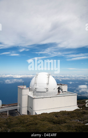 Roque de los Muchachos, l'Espagne, l'observatoire sur l'île canarienne de La Palma Banque D'Images