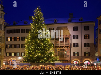Weihnachtsmarkt Innsbruck Innsbruck - Marché de Noël 04 Banque D'Images