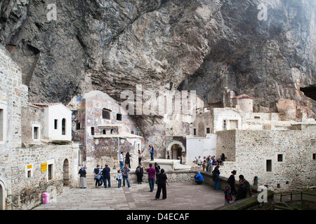 Monastère de sumela, la Vierge Marie, la mer Noire, Trabzon, Turquie, Asie Banque D'Images