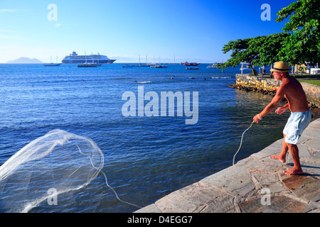 Plages centre de Buzios, Rio de Janeiro, Brésil. Banque D'Images