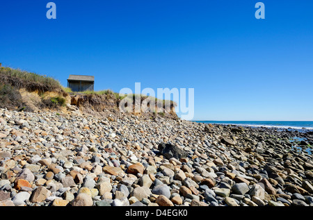 Cabane de plage rustique, Martha's Vineyard, Massachusetts, USA Banque D'Images