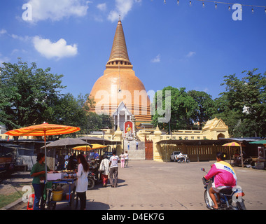 Phra Pathom Chedi Stupa, Nakhon Pathom, province de Nakhon Pathom, Thaïlande Banque D'Images