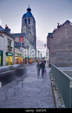 Tour de l'horloge ou Tour de l'horloge dans la ville de Tours. Banque D'Images