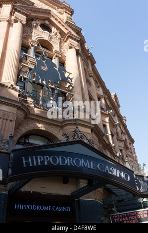 L'Hippodrome Casino sur Charing Cross Road, à Londres. Banque D'Images