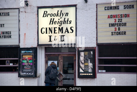 Cobble Hill cinémas un et deux Brooklyn NYC Banque D'Images