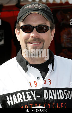 Bill Davidson, arrière-petit-fils de '1980' le fondateur de l'entreprise, William A. Davidson, est illustré dans le champ d'application de la 'Harley Days' à Hambourg, Allemagne, 21 juin 2008. Photo : Bodo Marks Banque D'Images