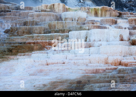Rock formations in Hot spring Banque D'Images