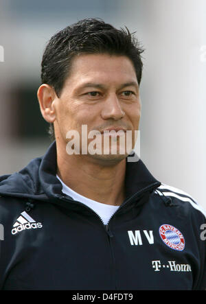 FC Bayern Munich de neuf l'entraîneur adjoint, Martin Vasquez est photographié à la kick-off à la formation du club des motifs de formation à Munich, Allemagne, 30 juin 2008. La nouvelle saison de Bundesliga commence le 15 août. Photo : Frank Leonhardt Banque D'Images