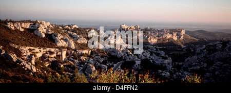 Le Baux de Provence et les Alpilles Banque D'Images