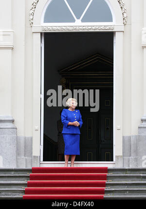 La Reine Beatrix des Pays-Bas de l'époque de la réception de l'équipe olympique hollandaise au Palace Hios ten Bosch à La Haye, Pays-Bas, 27 août 2008. Photo : A.Nieboer (Pays-Bas) Banque D'Images