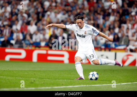 Madrid, Mesut Oezil, Real Madrid CF, les demi-finales de la Ligue des Champions Banque D'Images
