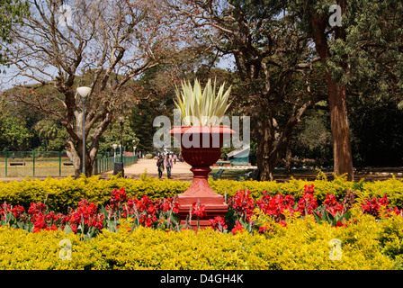 Jardin Botanique Lalbagh à Bangalore (Bengaluru) , Inde Banque D'Images