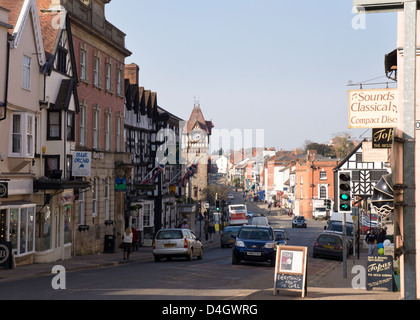 Ledbury, une ville dans le Herefordshire, en Angleterre. Banque D'Images