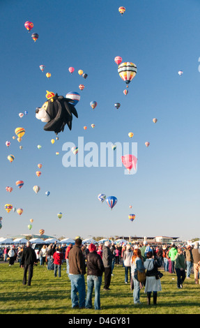 La Balloon Fiesta 2012, Albuquerque, Nouveau Mexique, USA Banque D'Images