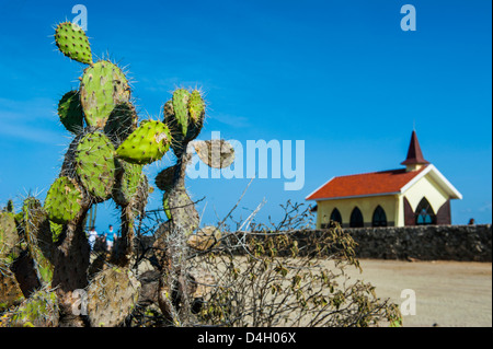 Chapelle d'Alto Vista, Aruba, les îles ABC, Netherland Antilles, Caraïbes Banque D'Images