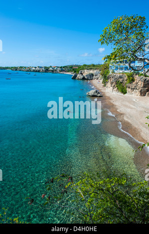Playa Kalki, Curaçao, Îles ABC, Netherlands Antilles, Caraïbes Banque D'Images