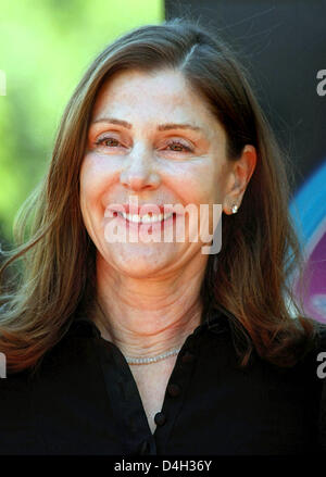 La photo montre American Movie producteur Lauren Shuler Donner durant la cérémonie d'une nouvelle étoile sur le Hollywood Walk of Fame à Hollywood, Los Angeles, 16 octobre 2008. Photo : Hubert Boesl Banque D'Images