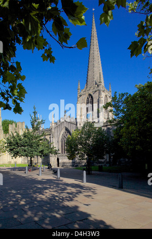 Cathédrale de Sheffield, Sheffield, South Yorkshire, Yorkshire, Angleterre, Royaume-Uni Banque D'Images