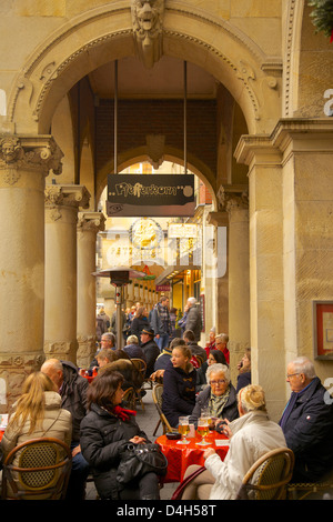 Place Prinzipalmarkt, Munster, Rhénanie du Nord-Westphalie, Allemagne Banque D'Images