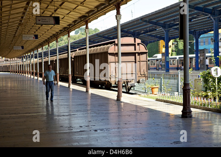 Sirkeci Gar (central railway) Gare la plus ancienne gare de l'arrêt d'Orient Express, Istanbul, Turquie, Durasia Banque D'Images