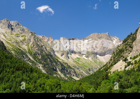 Karst calcaire au sein de Ordesa et Monte Perdido, Parc National Pyrénées espagnoles, Huesca, Aragon, Espagne Banque D'Images