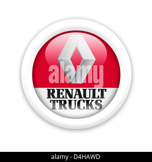 Logo Renault Trucks icône symbole d'un drapeau Banque D'Images