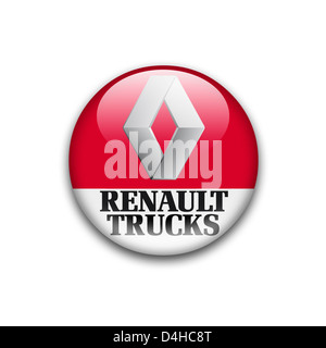 Logo Renault Trucks icône symbole d'un drapeau Banque D'Images