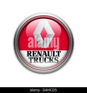 Logo Renault Trucks icône symbole d'un drapeau Banque D'Images
