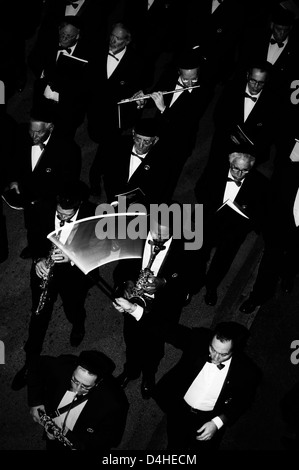 Chieti, Italie - Vendredi Saint Procession. L'orchestre Banque D'Images