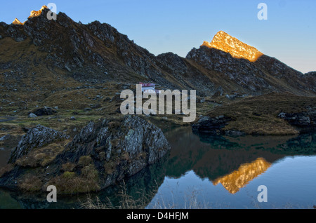 Haut de la Transfagarasan Pass en Roumanie, élu meilleur route de conduite dans le monde par la BBC Top Gear Banque D'Images