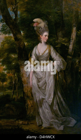 Mme Elizabeth Carnac, par Sir Joshua Reynolds, vers 1775, Wallace Collection, Londres, Angleterre, RU, FR Banque D'Images