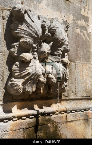 La fontaine à Dubrovnik Croatie Pays de l'été Banque D'Images